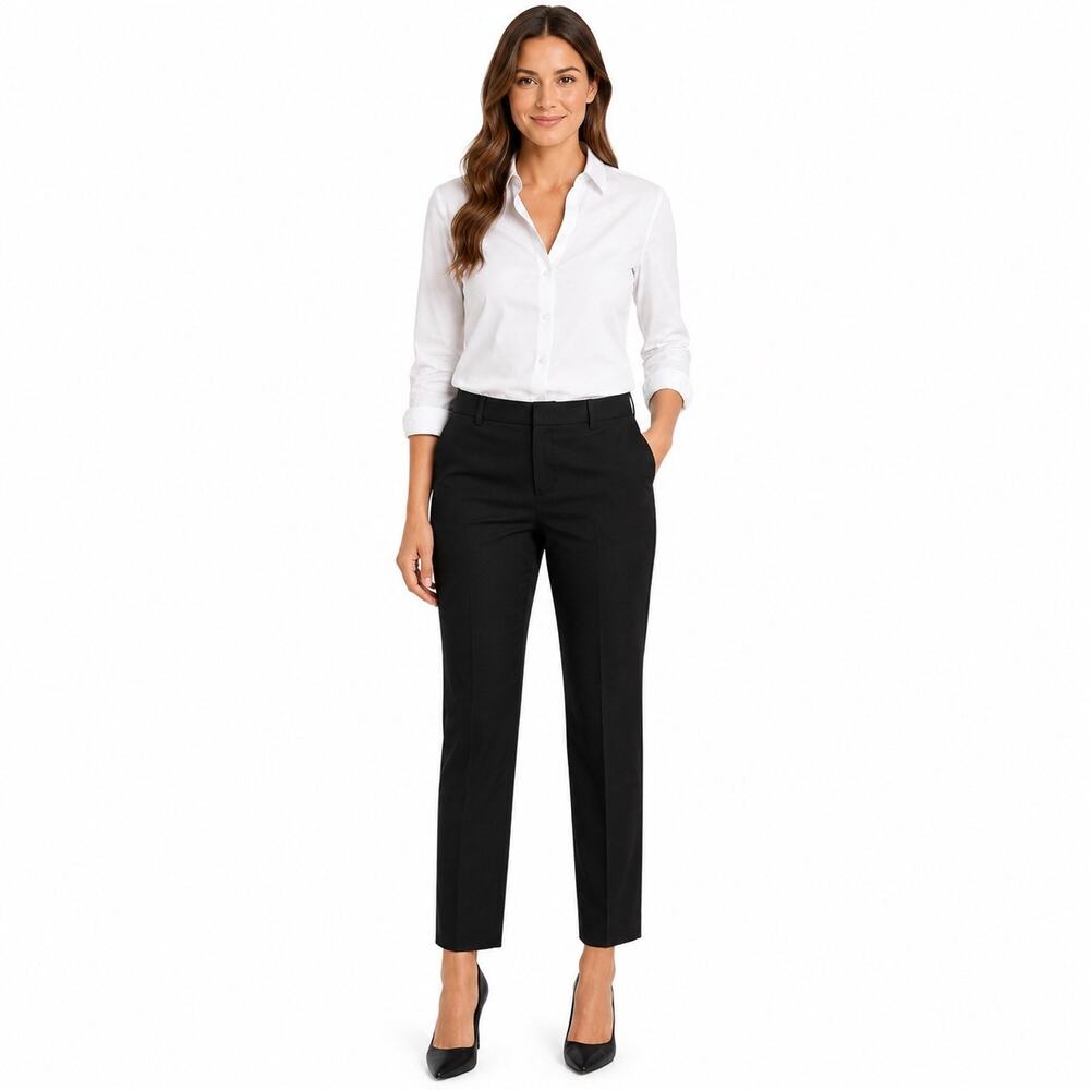 J.Crew Women’s 10R NWT Black Slim Straight Dress Pants Trousers